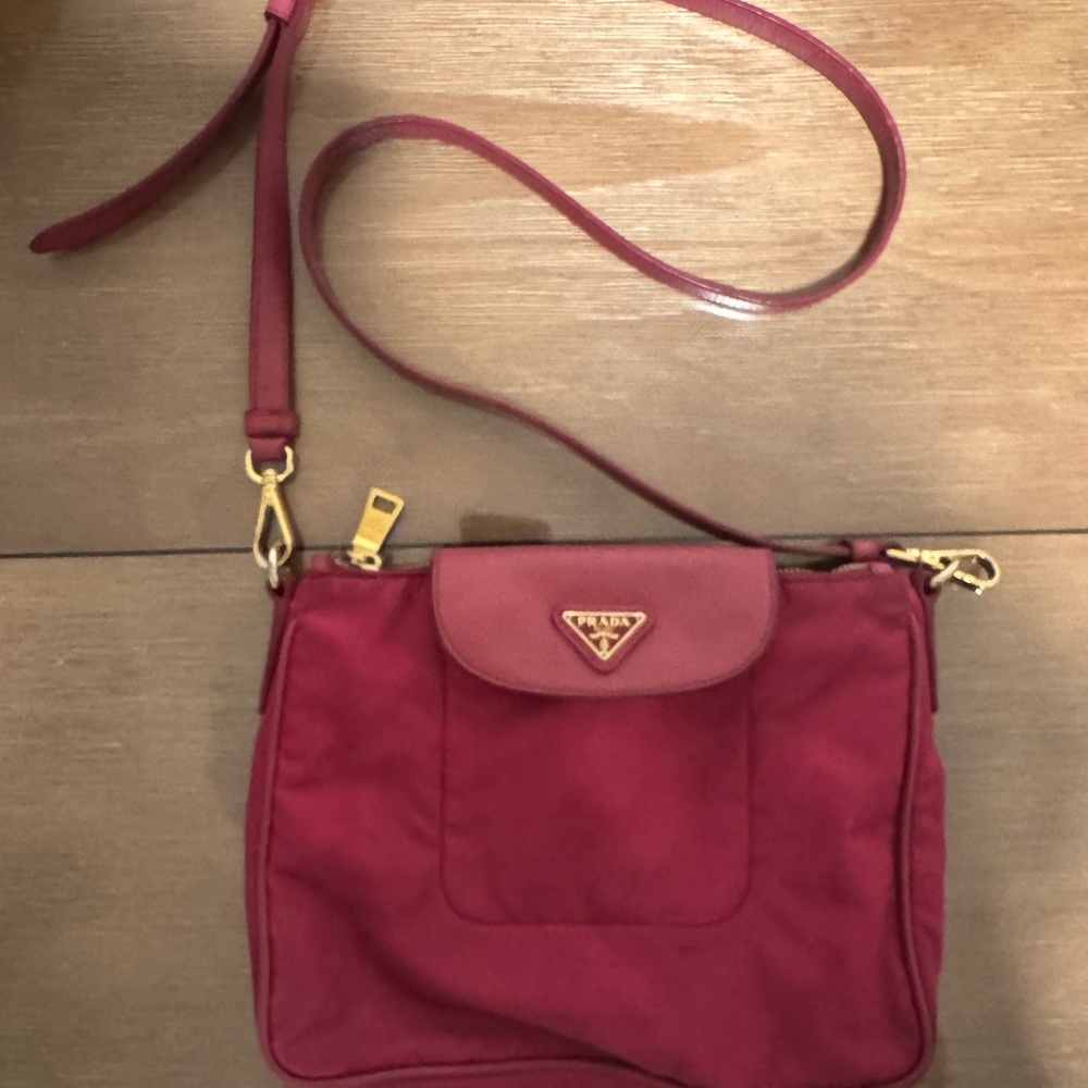 Prada Fuschia (Ibisco) Crossbody Bag